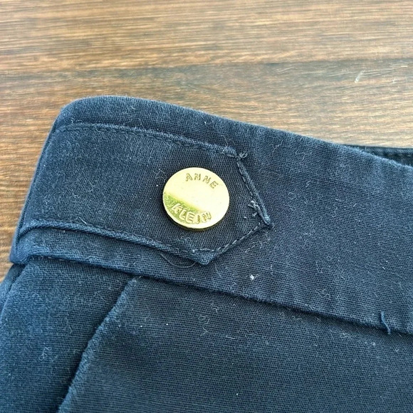 Anne Klein Navy Blue Cropped Pants | Cropped Pants | Business Casual | Office - Picture 8 of 12